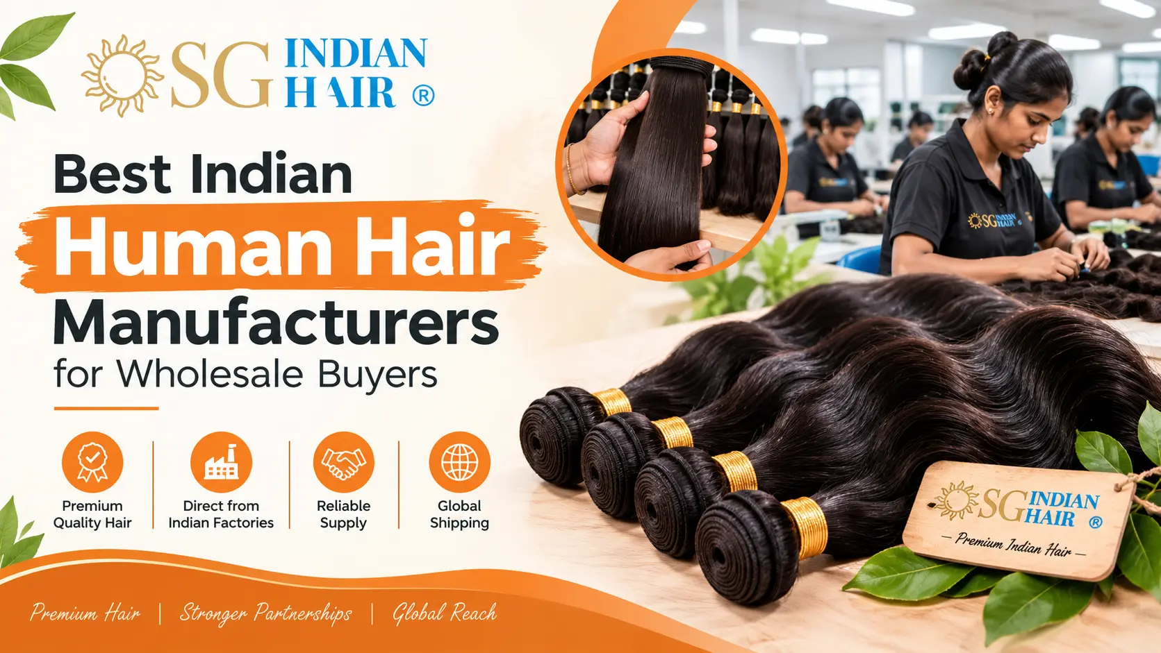 Best Indian Human Hair Manufacturers for Wholesale Buyers